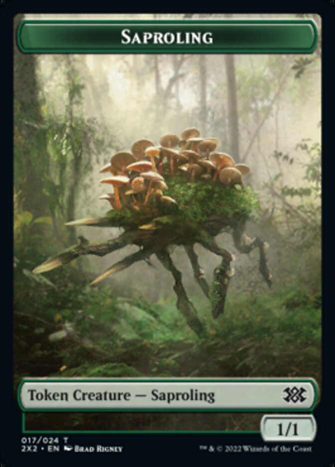 Saproling // Eldrazi Scion Double-Sided Token [Double Masters 2022 Tokens] | The CG Realm