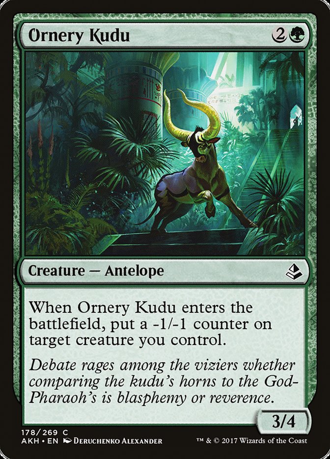 Ornery Kudu [Amonkhet] | The CG Realm