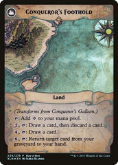 Conqueror's Galleon // Conqueror's Foothold (Buy-A-Box) [Ixalan Treasure Chest] | The CG Realm