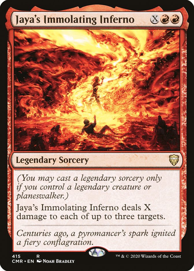 Jaya's Immolating Inferno [Commander Legends] | The CG Realm