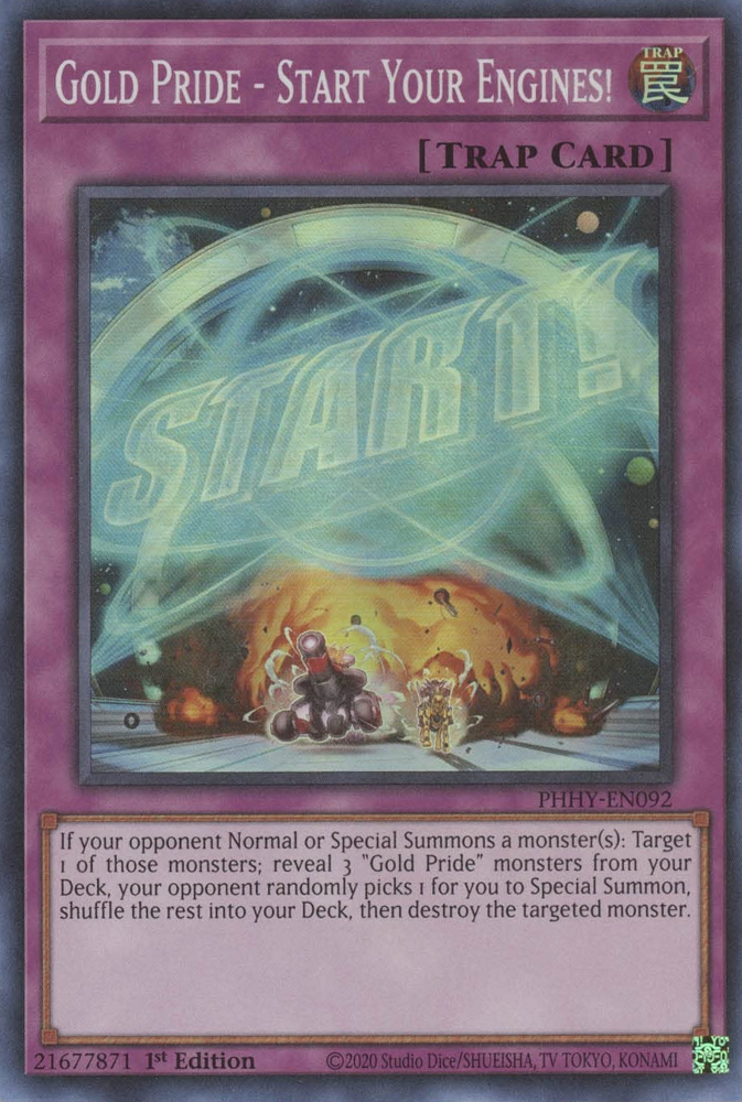 Gold Pride - Start Your Engines! [PHHY-EN092] Super Rare | The CG Realm