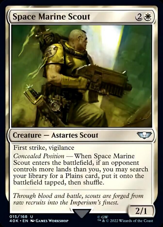 Space Marine Scout [Warhammer 40,000] | The CG Realm