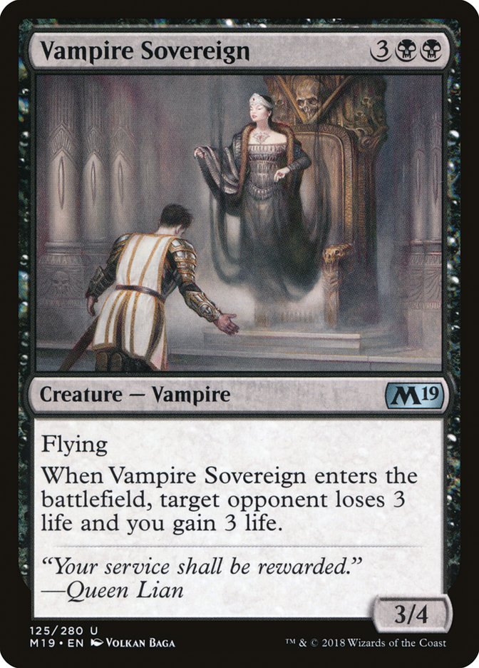 Vampire Sovereign [Core Set 2019] | The CG Realm