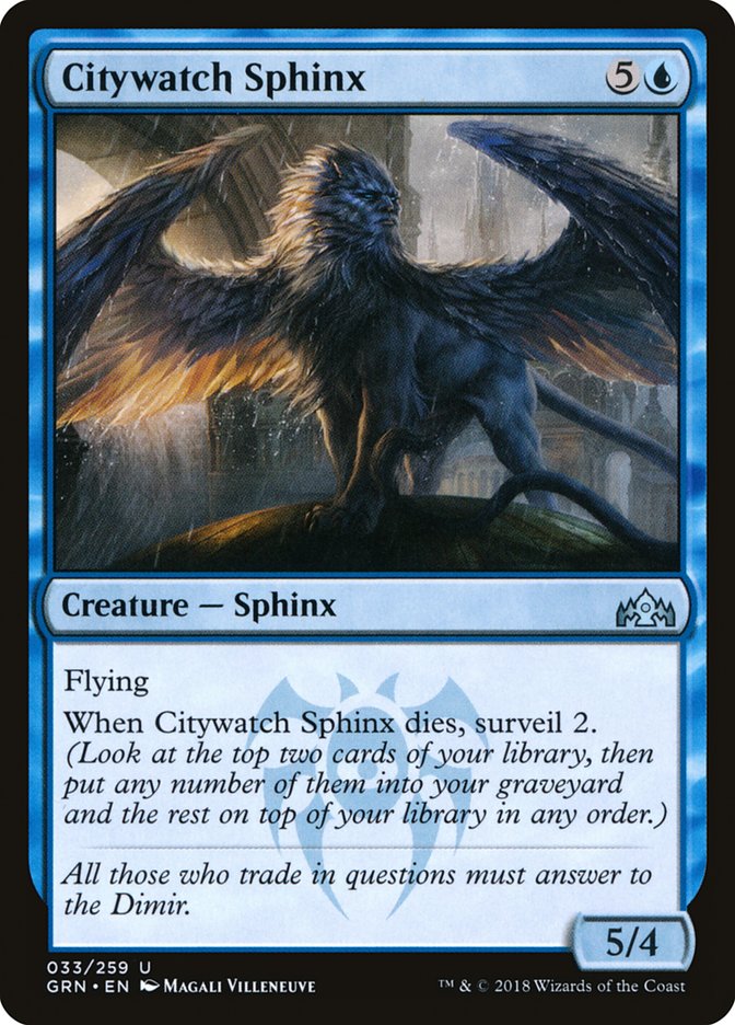 Citywatch Sphinx [Guilds of Ravnica] | The CG Realm