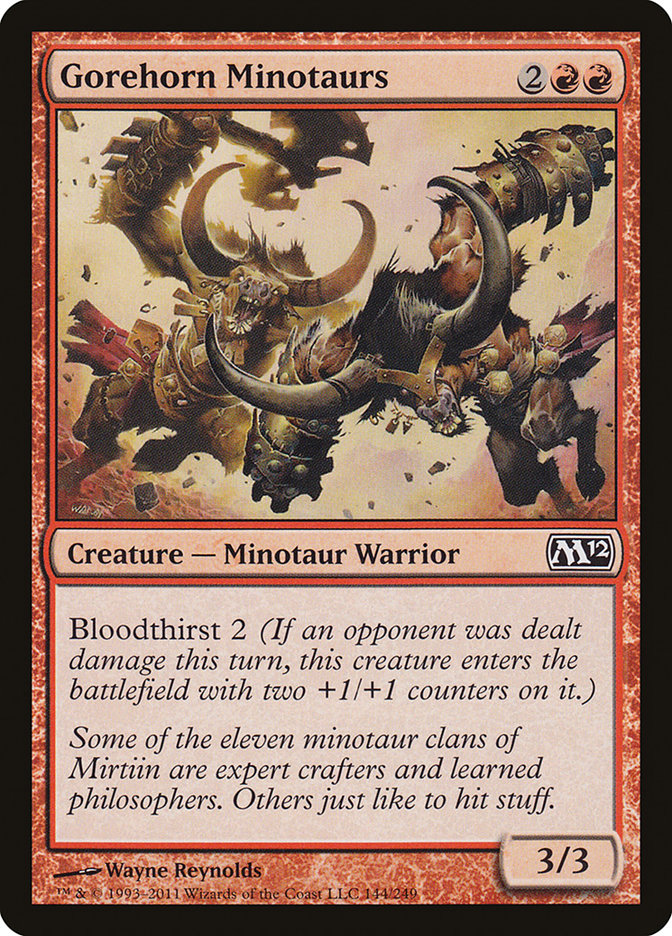 Gorehorn Minotaurs [Magic 2012] | The CG Realm