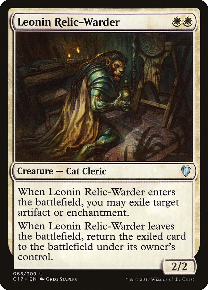 Leonin Relic-Warder [Commander 2017] | The CG Realm
