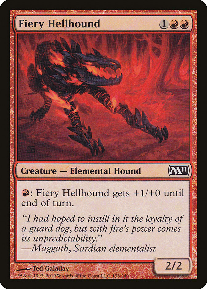 Fiery Hellhound [Magic 2011] | The CG Realm