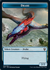 Drake // Elemental (002) Double-Sided Token [Commander 2021 Tokens] | The CG Realm