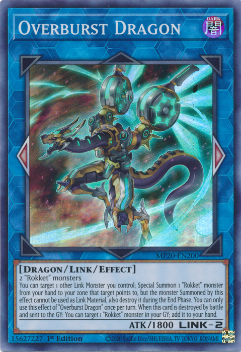 Overburst Dragon [MP20-EN200] Super Rare | The CG Realm
