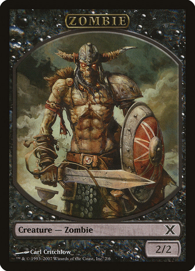 Zombie Token [Tenth Edition Tokens] | The CG Realm