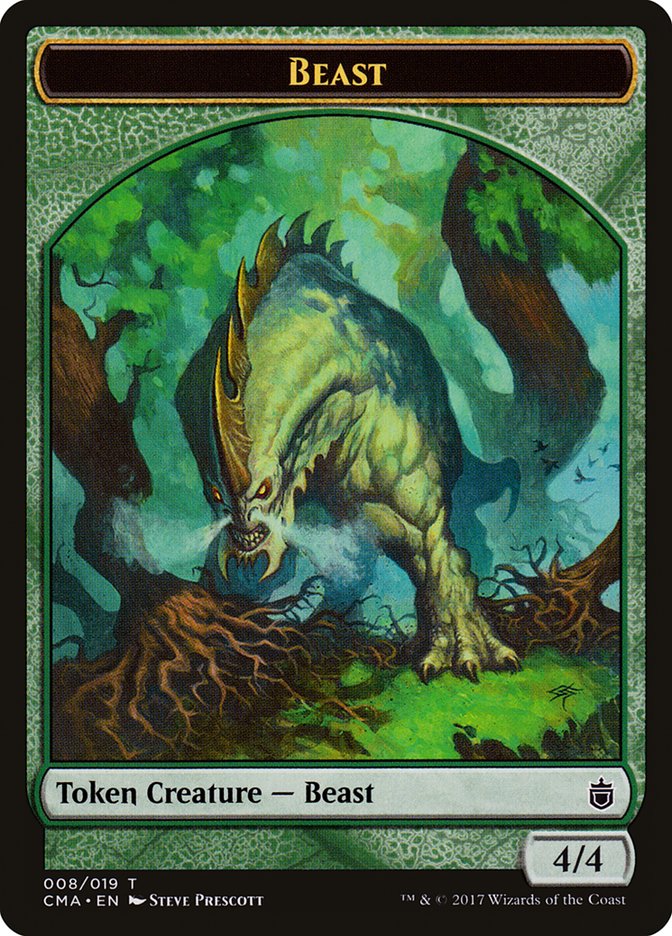 Beast Token (008/019) [Commander Anthology Tokens] | The CG Realm