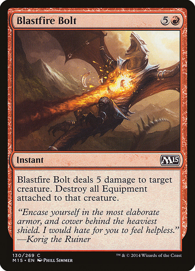 Blastfire Bolt [Magic 2015] | The CG Realm