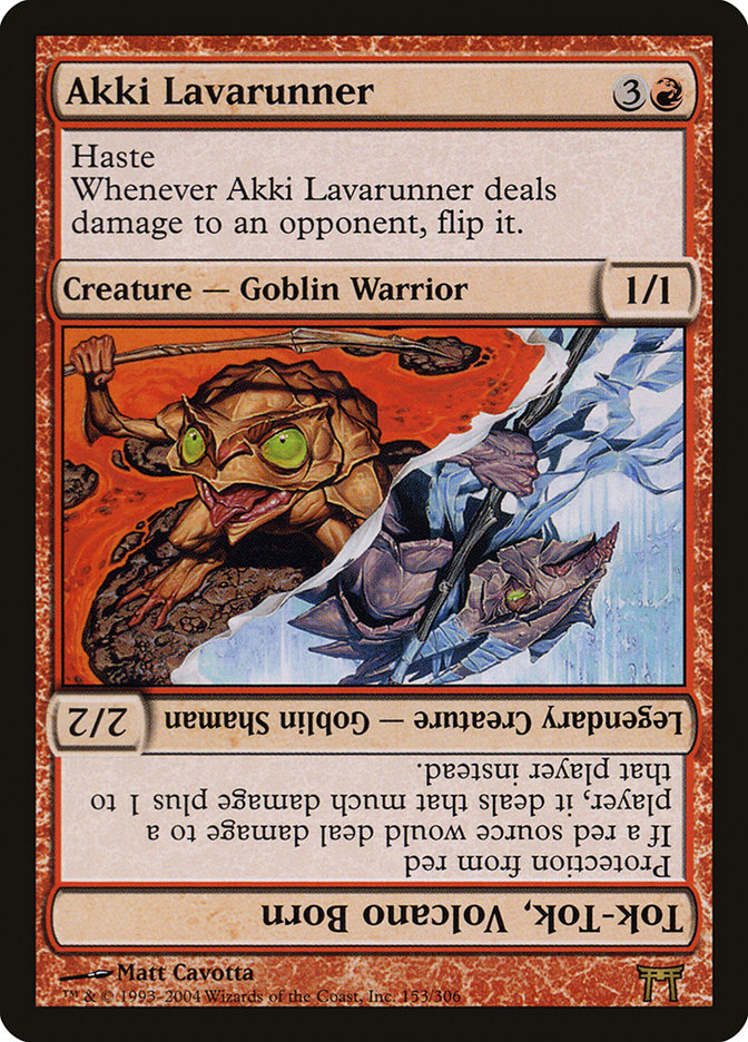 Akki Lavarunner // Tok-Tok, Volcano Born [Champions of Kamigawa] | The CG Realm