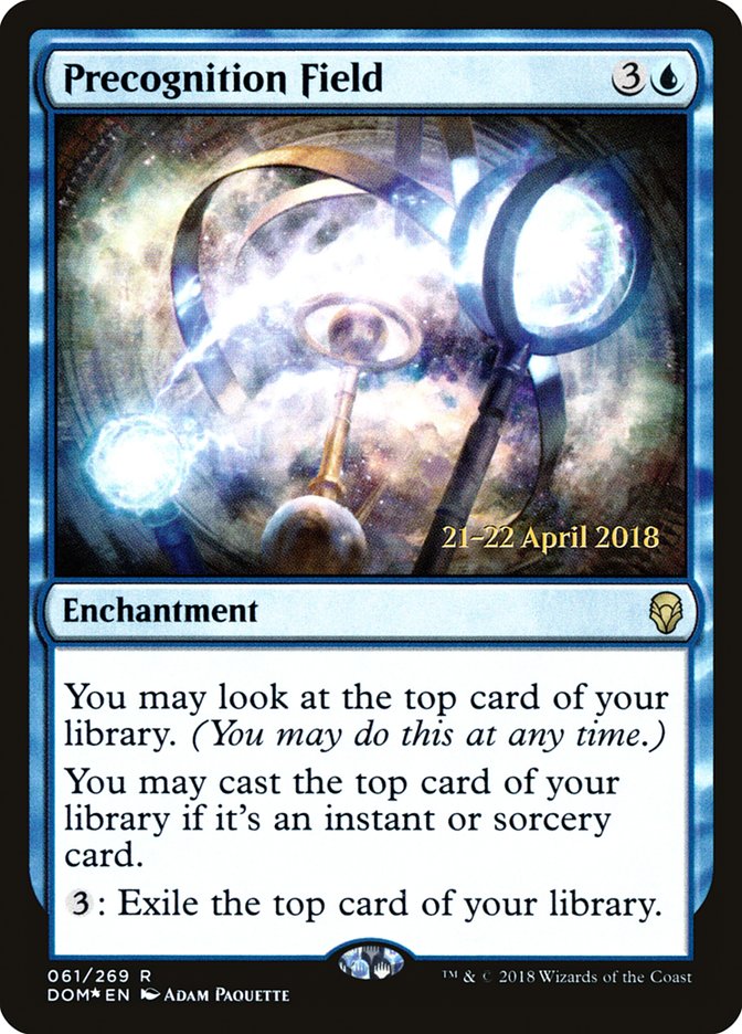 Precognition Field [Dominaria Prerelease Promos] | The CG Realm