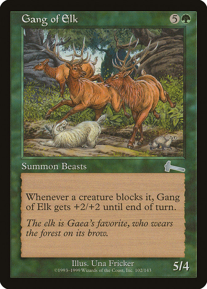 Gang of Elk [Urza's Legacy] | The CG Realm