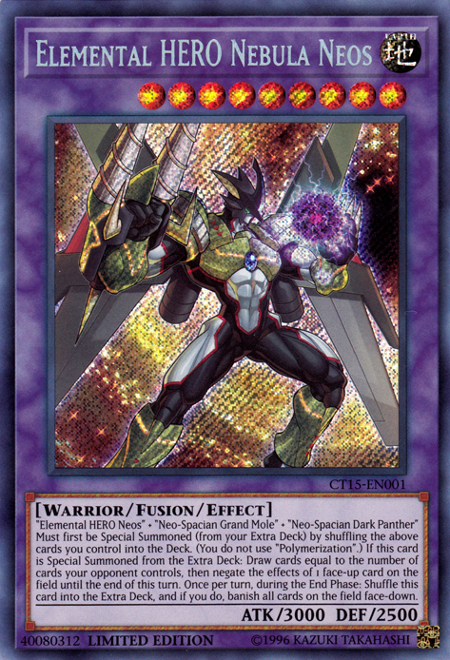 Elemental Hero Nebula Neos [CT15-EN001] Secret Rare | The CG Realm