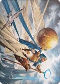 Linvala, Shield of Sea Gate Art Card [Zendikar Rising Art Series] | The CG Realm