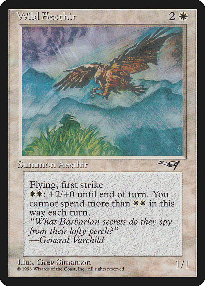 Wild Aesthir (Mountain Background) [Alliances] | The CG Realm