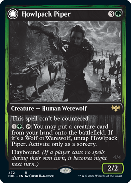 Howlpack Piper // Wildsong Howler [Innistrad: Double Feature] | The CG Realm