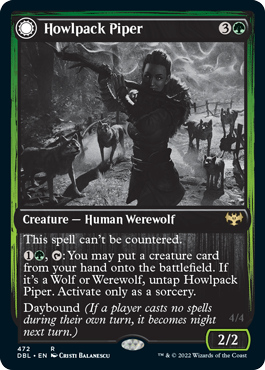 Howlpack Piper (DBL-472) - Innistrad: Double Feature: (Double Faced Transform)