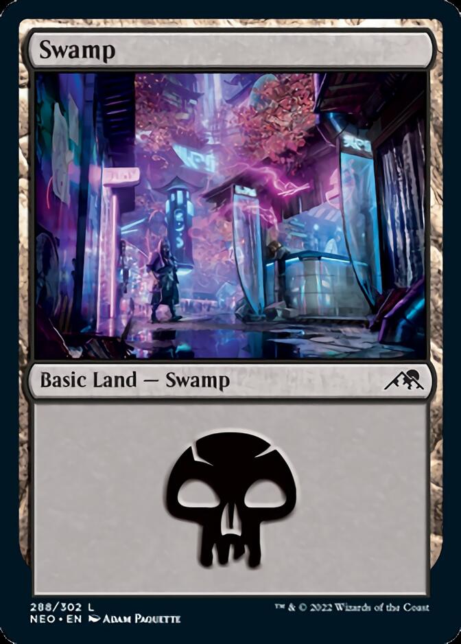 Swamp (288) [Kamigawa: Neon Dynasty] | The CG Realm