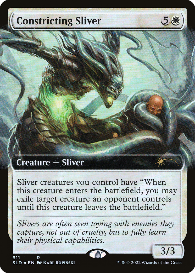 Constricting Sliver (Extended Art) [Secret Lair Drop Promos] | The CG Realm