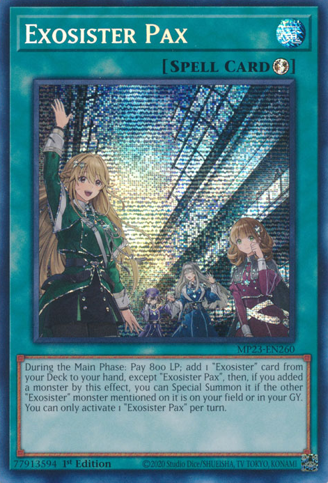 Exosister Pax [MP23-EN260] Prismatic Secret Rare | The CG Realm