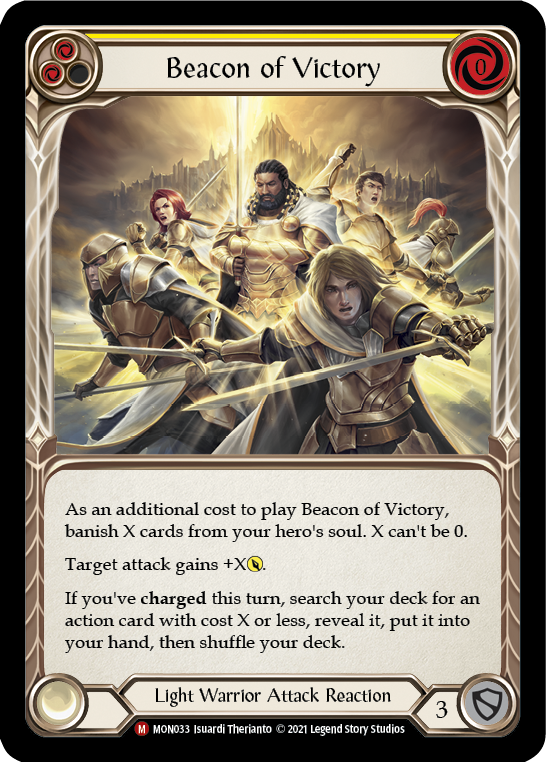 Beacon of Victory [MON033] (Monarch)  1st Edition Normal | The CG Realm
