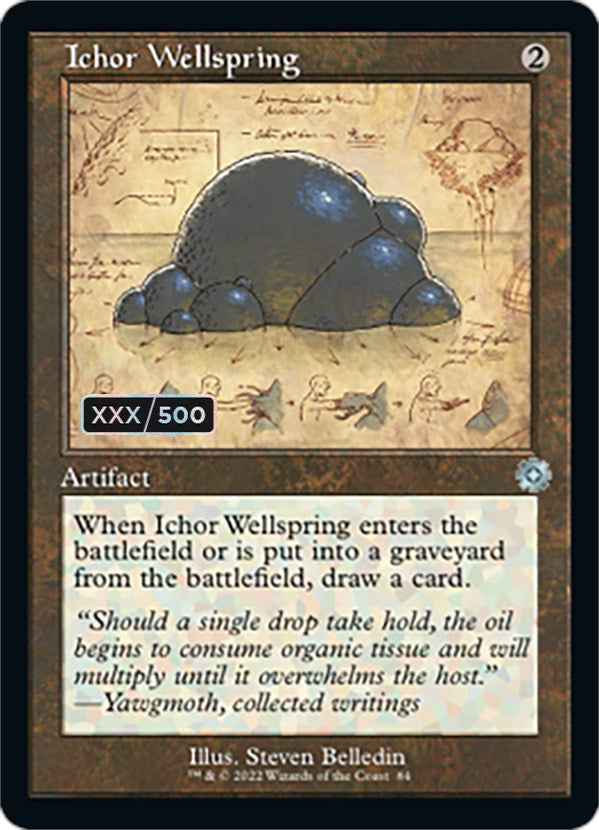 Ichor Wellspring (Retro Schematic) (Serialized) [The Brothers' War Retro Artifacts] | The CG Realm