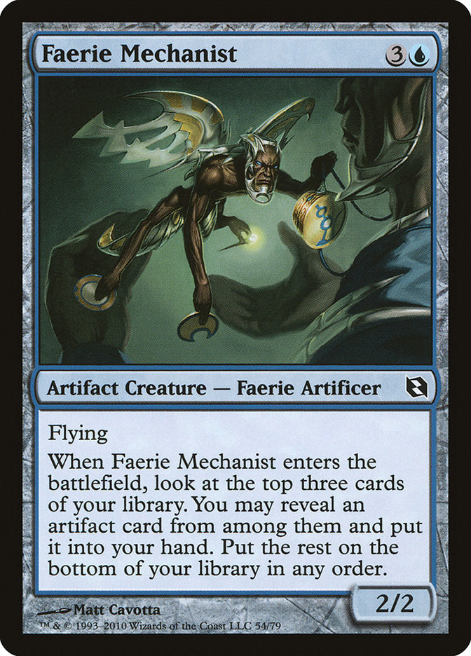 Faerie Mechanist [Duel Decks: Elspeth vs. Tezzeret] | The CG Realm