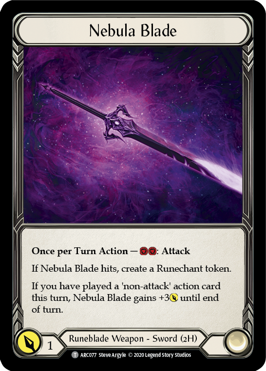 Kano // Nebula Blade [U-ARC114 // U-ARC077] (Arcane Rising Unlimited)  Unlimited Normal | The CG Realm