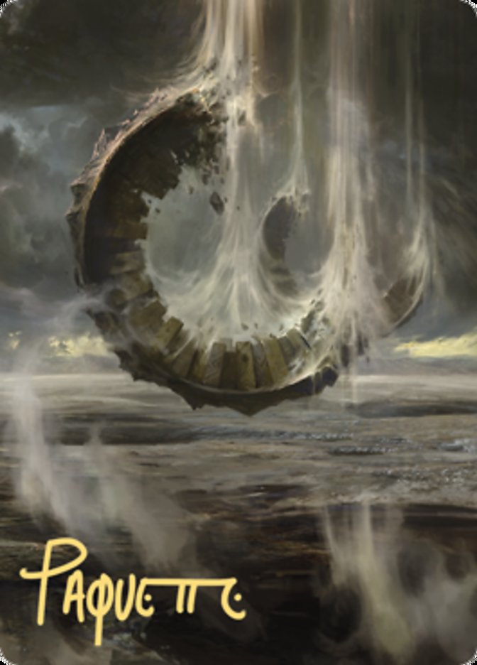 Wasteland Art Card (Gold-Stamped Signature) [Zendikar Rising Art Series] | The CG Realm