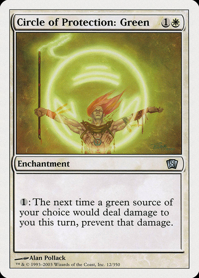 Circle of Protection: Green [Eighth Edition] | The CG Realm
