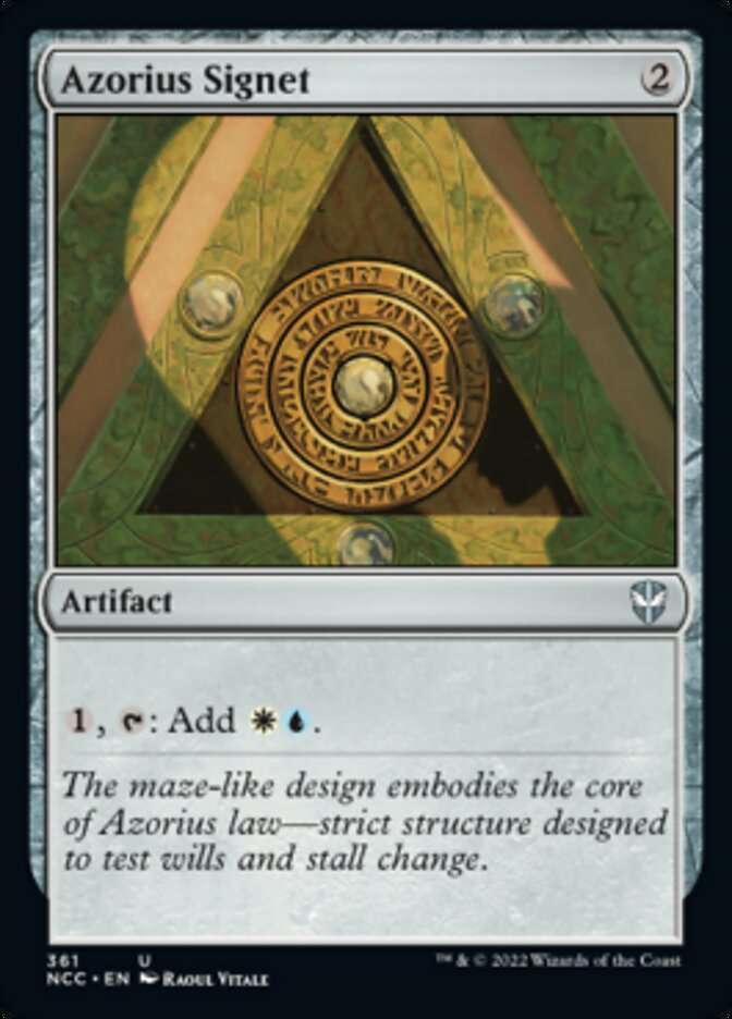 Azorius Signet [Streets of New Capenna Commander] | The CG Realm
