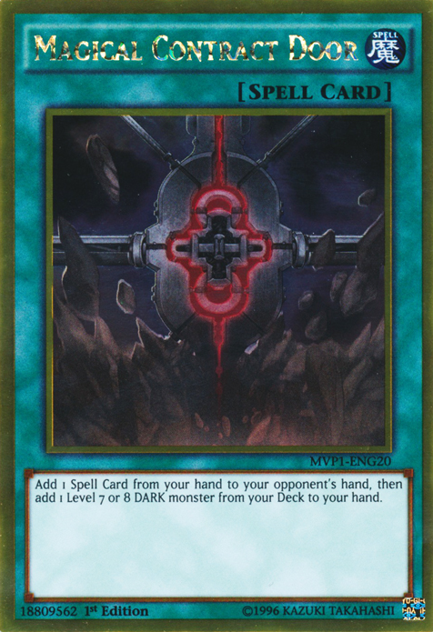 Magical Contract Door [MVP1-ENG20] Gold Rare | The CG Realm