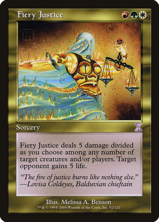 Fiery Justice [Time Spiral Timeshifted] | The CG Realm