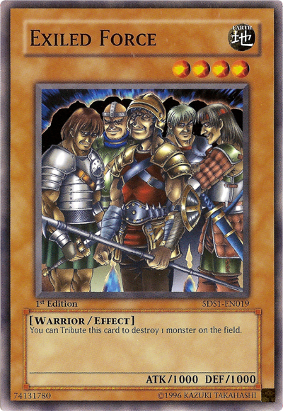 Exiled Force [5DS1-EN019] Common | The CG Realm
