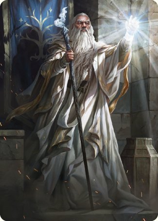 Gandalf the White Art Card [The Lord of the Rings: Tales of Middle-earth Art Series] | The CG Realm