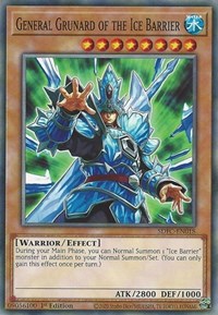 General Grunard of the Ice Barrier [SDFC-EN018] Common | The CG Realm