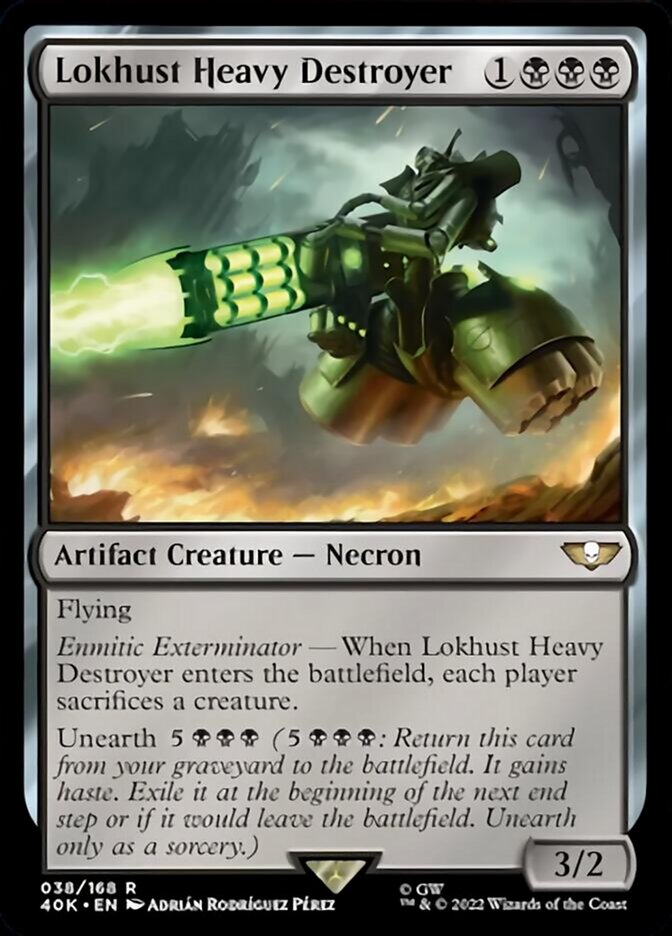 Lokhust Heavy Destroyer (Surge Foil) [Warhammer 40,000] | The CG Realm