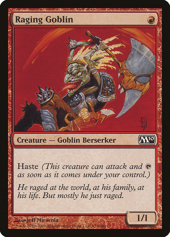 Raging Goblin [Magic 2010] | The CG Realm