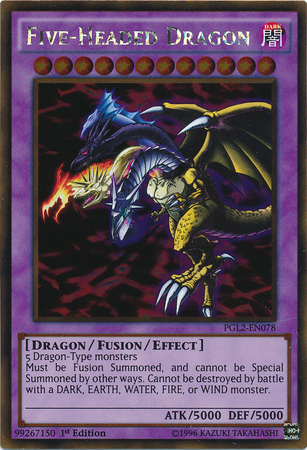 Five-Headed Dragon [PGL2-EN078] Gold Rare | The CG Realm