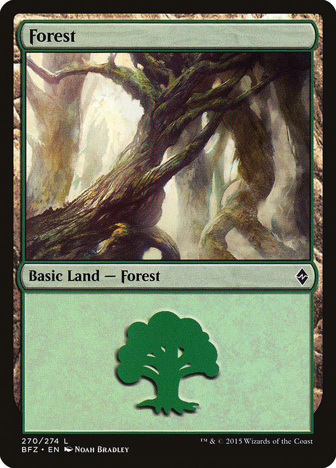 Forest (270) [Battle for Zendikar] | The CG Realm