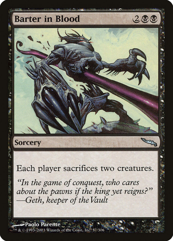 Barter in Blood [Mirrodin] | The CG Realm