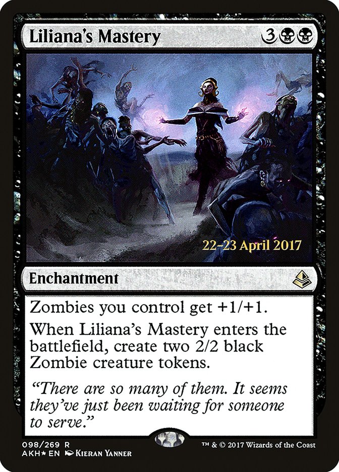 Liliana's Mastery [Amonkhet Prerelease Promos] | The CG Realm