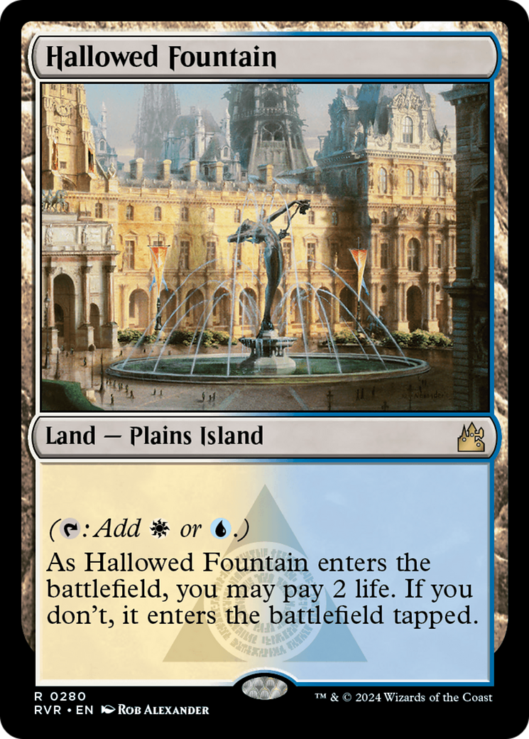 Hallowed Fountain [Ravnica Remastered] | The CG Realm