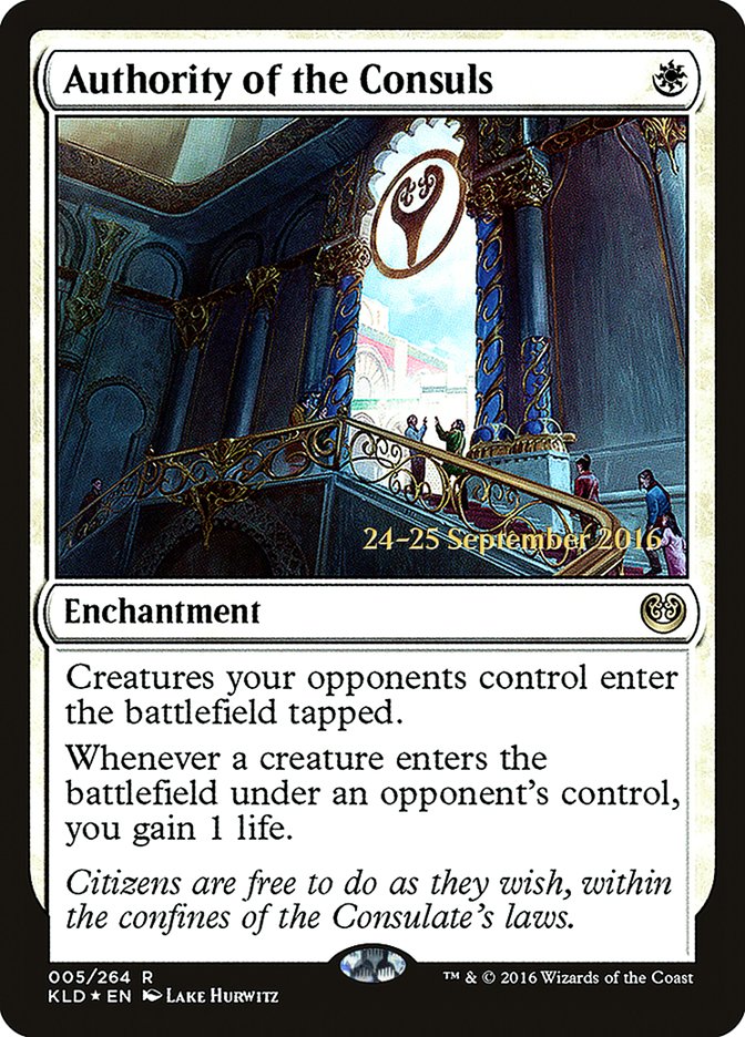 Authority of the Consuls [Kaladesh Prerelease Promos] | The CG Realm