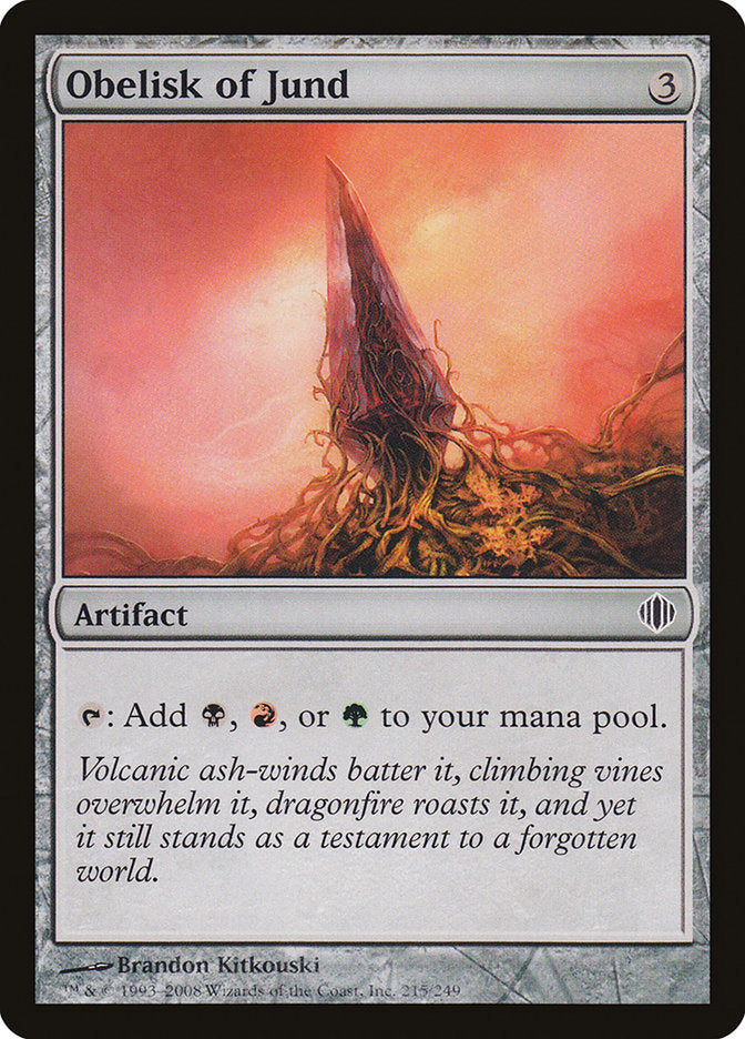 Obelisk of Jund [Shards of Alara] | The CG Realm