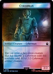 Alien // Cyberman Double-Sided Token (Surge Foil) [Doctor Who Tokens] | The CG Realm