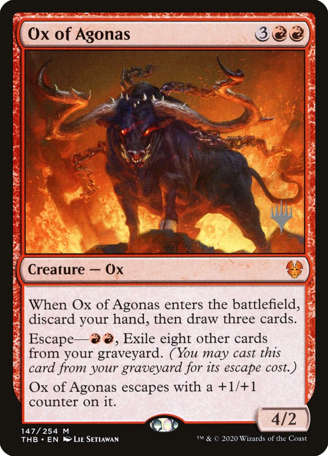 Ox of Agonas (Promo Pack) [Theros Beyond Death Promos] | The CG Realm